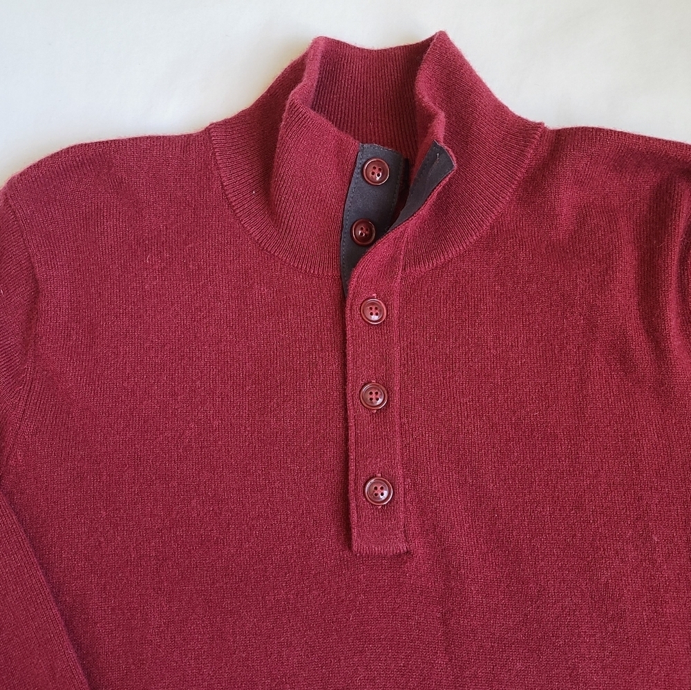 State Cashmere Button Up Pullover - Picture 4 of 7